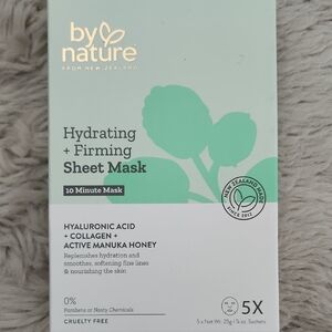 By Nature NWT Hydrating + Firming Sheet Mask 5 Pack